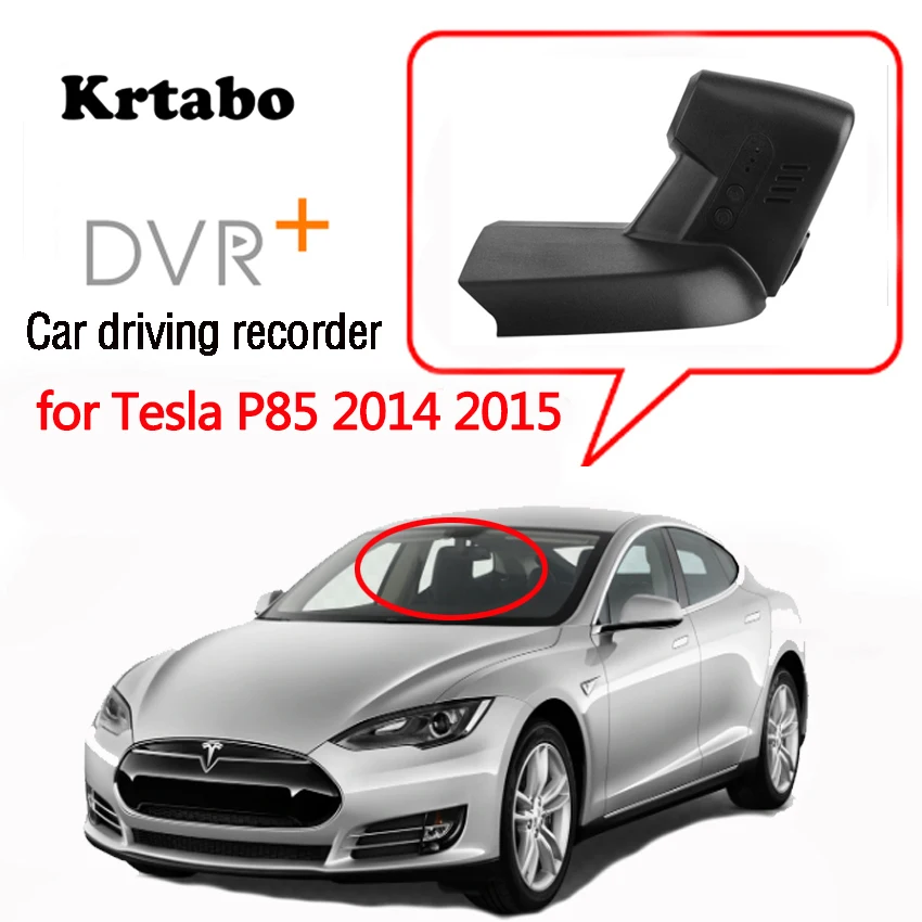 Car DVR Wifi Video Recorder Dash Cam Camera for Tesla P85 2014 2015 high quality Night vision full hd CCD 3