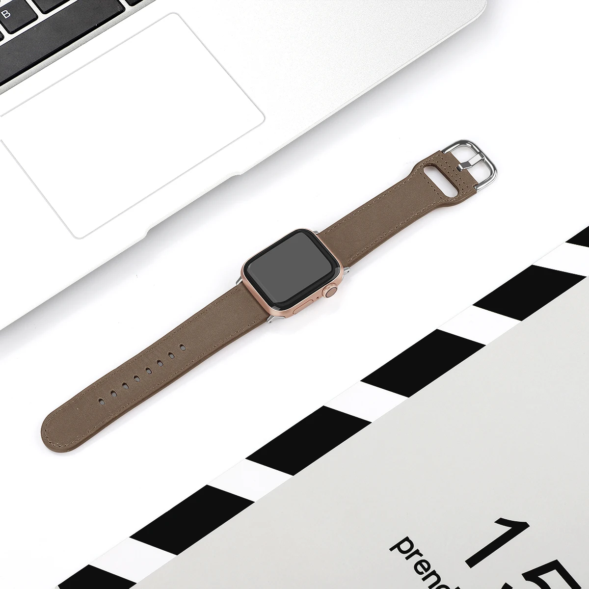 ALPQ, ремешок из натуральной кожи для Apple Watch, ремешок 38, 42, 40, 44 мм, Сменный ремень, спортивный браслет для iwatch, серия 5, 4, 3, 2, 1