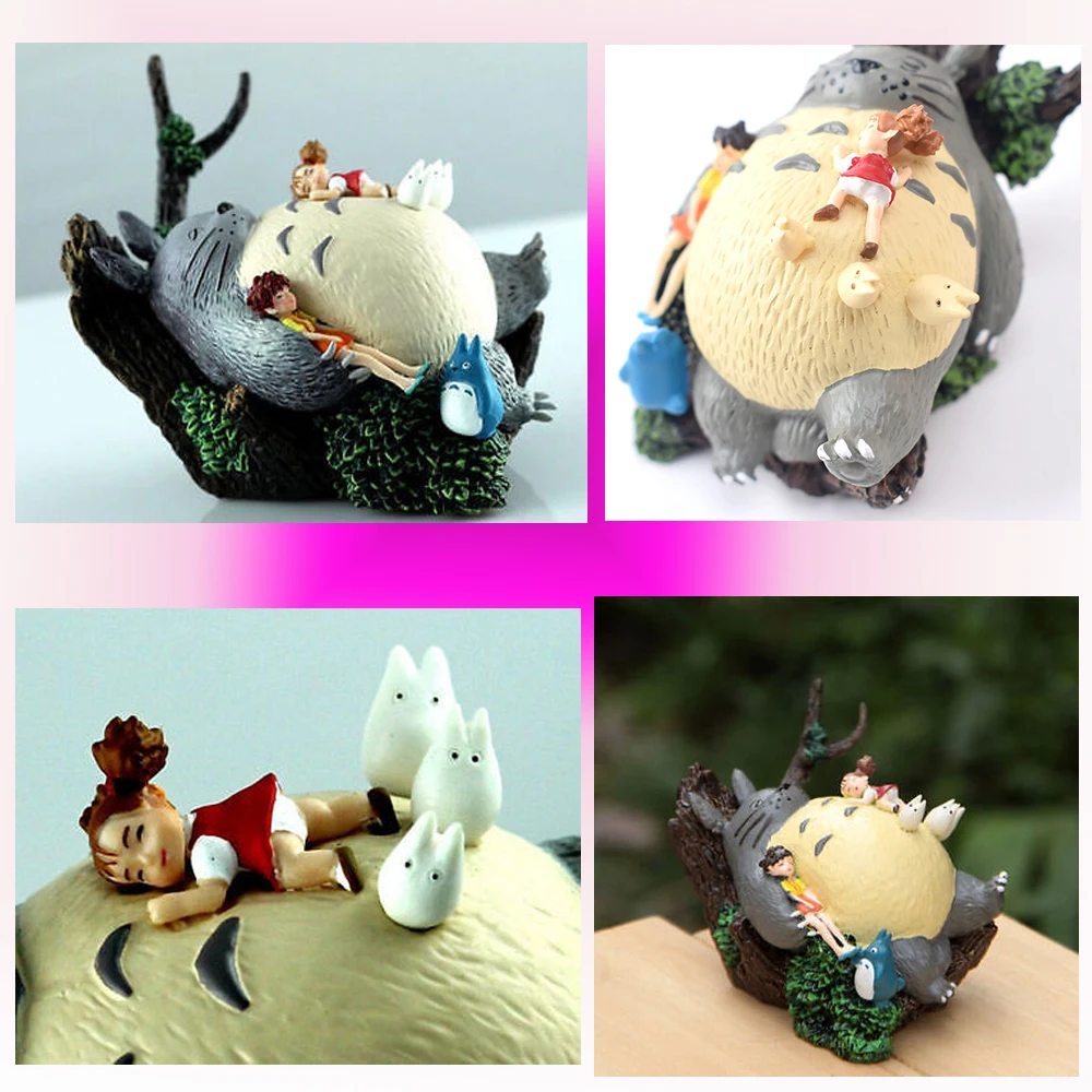 STUDIO GHIBLI классический мой сосед фигурки Тоторо сцена фигурка/коробка может коллекция в подарок