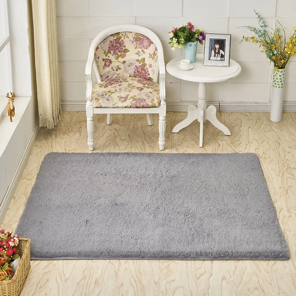 Ультра мягкий пушистый ковер прямоугольной формы, коврик для гостиной, спальни, ванной комнаты, домашний декор, ковер