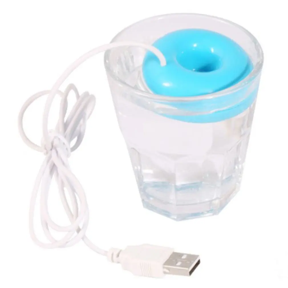 HOT Newest 1 Pcs Portable Air Purifier Usb Office Desktop Mini Humidifier Creative Donut Humidifier Mini Sprayer