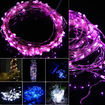 

2M 20 LEDs Copper Wire Fairy String Light Lamp Christmas Holiday Wedding Party Garden Decoration Lights BJStore
