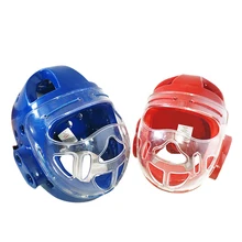 Практическая защита головы, защита для соревнований, боевое искусство, каратэ, аксессуары для таэквондо, износостойкий боксерский шлем для детей и взрослых, тренировочный