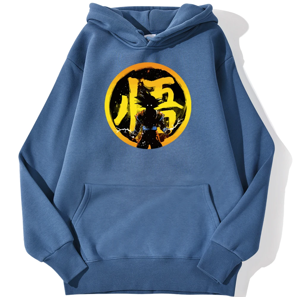 

Dragon Ball Anime Hoodies Sweatshirts Solid Color Autumn Fleece Warm Hoodie Sweatshirt Casual Hip Hop Streetwear Pullover