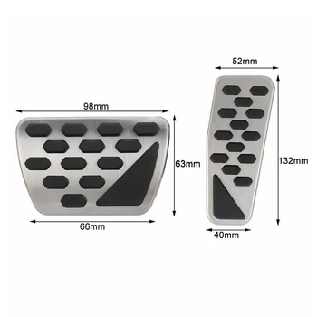 

2020 Gas Brake Foot Pedal Pad Kit Car Accessory For Jeep Wrangler JL 2018-19 Durable And Practical Wholesale