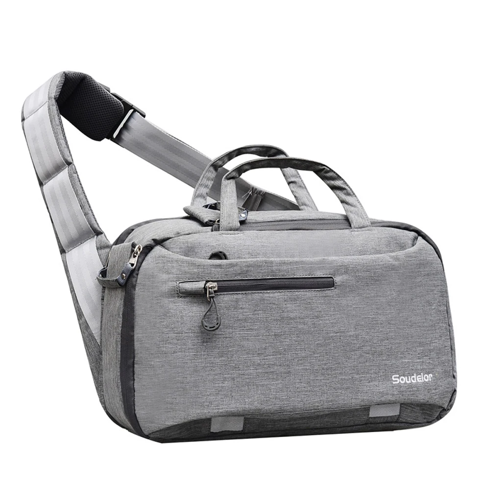 

DSLR Waterproof Shockproof Shoulder bag for Canon Nikon Sony Camera Backpack Tripod Case w/ Reflector Stripe Laptop Bag Gray