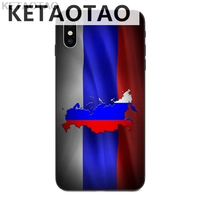 Темно-серый KETAOTAO русский герб орел Крылья флаг телефон чехол s для iPhone 5 6S 7 8 Plus X XS XR 11 Pro Чехол Мягкий ТПУ резиновый силиконовый - Цвет: Темно-серый