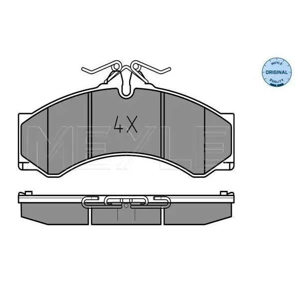 Колодки дисковые MB Sprinter 00-06 MEYLE 025 290 7620
