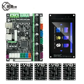 

Makerbase MKS Robin Nano V1.2 32Bit Control Board for ELF 3D Printer parts support Marlin2.0 3.5 tft touch screen preview Gcode