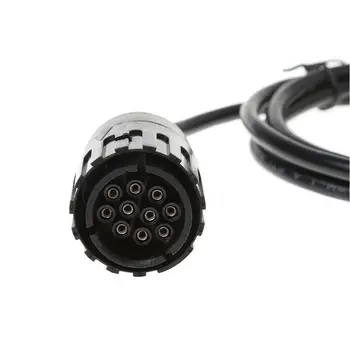 

OBD2 Diagnostic Cable Adapter Accessories Connector ABS Black Converter