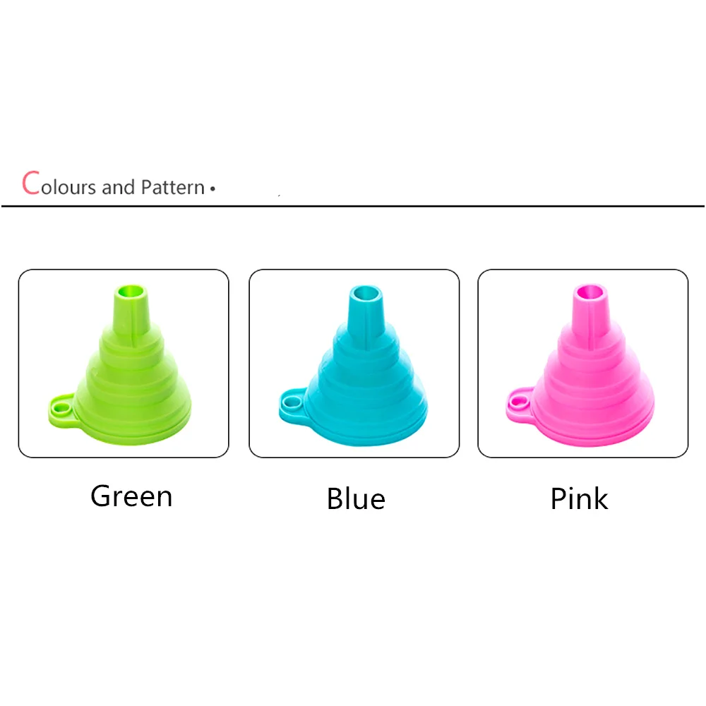 Mini Foldable Silicone Funnel Diamond Painting Accessories Tool Convenient  Bead Container Diamond Embroidery Storage Tools