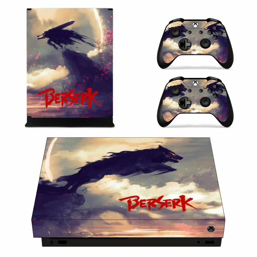 Baserk sticker s для Xbox One X виниловые наклейки для кожи наклейки Pegatinas Adesivos для Xbox one X консоли пульты дистанционного управления - Цвет: YSX1X2350