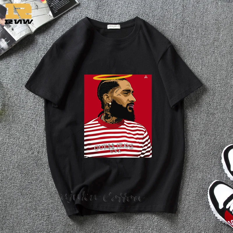 Хип Хоп мода Nipsey Hussle 3D летние Harajuku мужские/женские футболки с короткими рукавами унисекс уличная одежда модная одежда - Цвет: 5