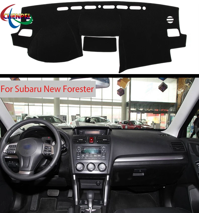 Car Anti-Slip Mat Dashboard Cover Pad Sunshade Avoid Light Anti-UV Carpets For Subaru New Forester Interior Accessories |