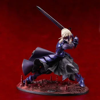

20cm Sexy Fate stay night Black Saber Action Figures PVC brinquedos Collection Figures toys for christmas gift