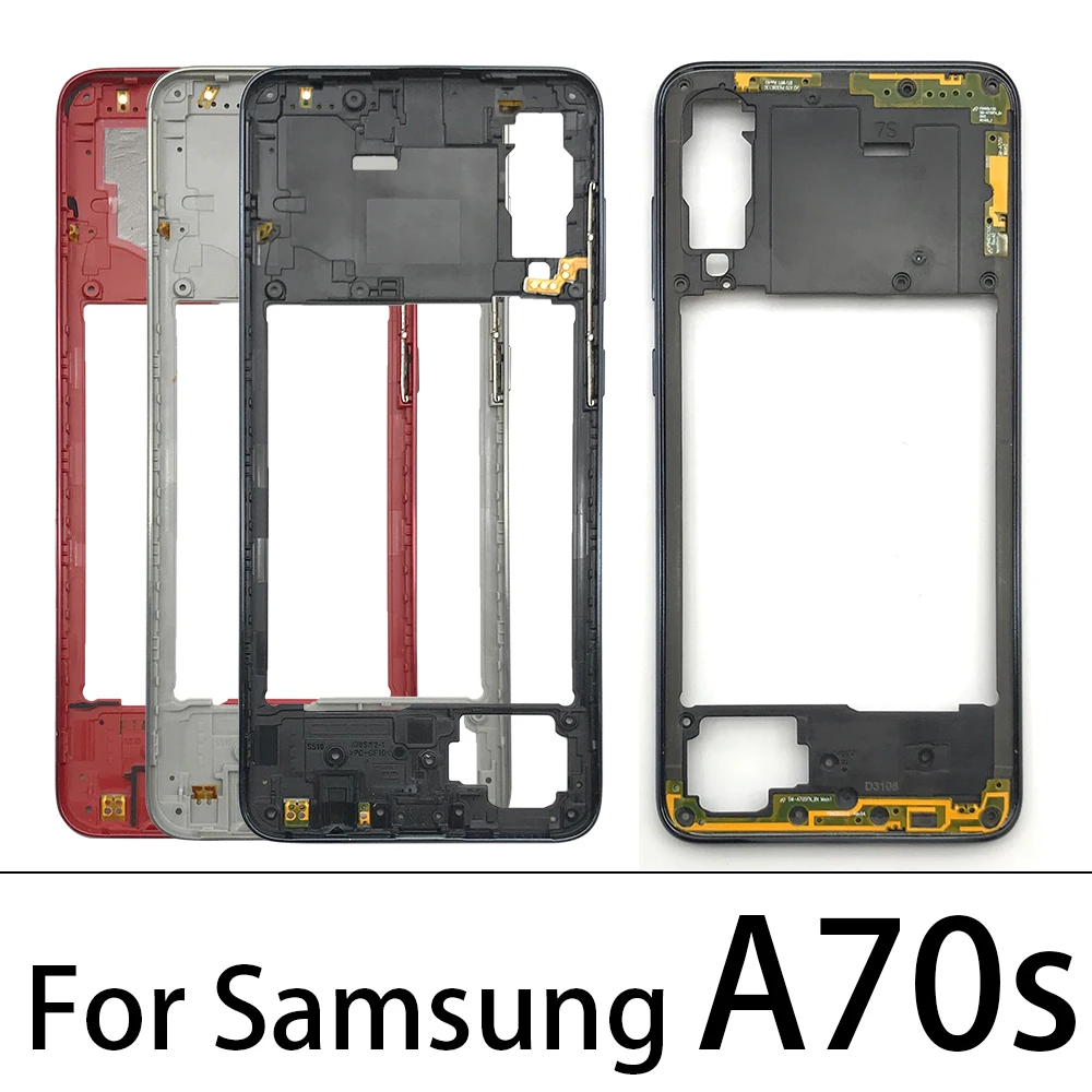 

10Pcs/Lot, Middle Frame Housing Case For Samsung A21S A217F A31 A315F A41 A415F A70S Middle Frame Bezel Middle Plate Replacement