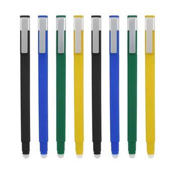 

0.5mm Square Erasable Gel Pen Magic Erasable Pen Blue Ink Refill Student Office Stationery Writing Tool Set