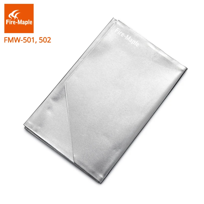 Fire Maple Foldable Light Weight Outdoor Camping Aluminum Wind-Screen Windproof Windshield Ultralight 8-Plates Wind Shield