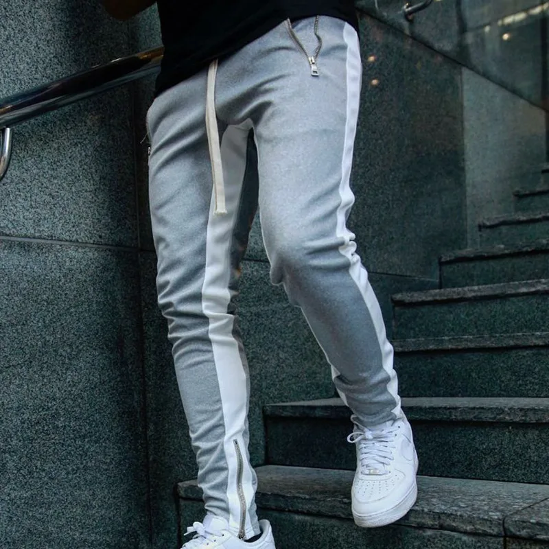 

Crazy Muscle Fitness Trousers Men's Autumn And Winter New Style Sports Casual Training Jogging Skinny Trousers Men'S Wear