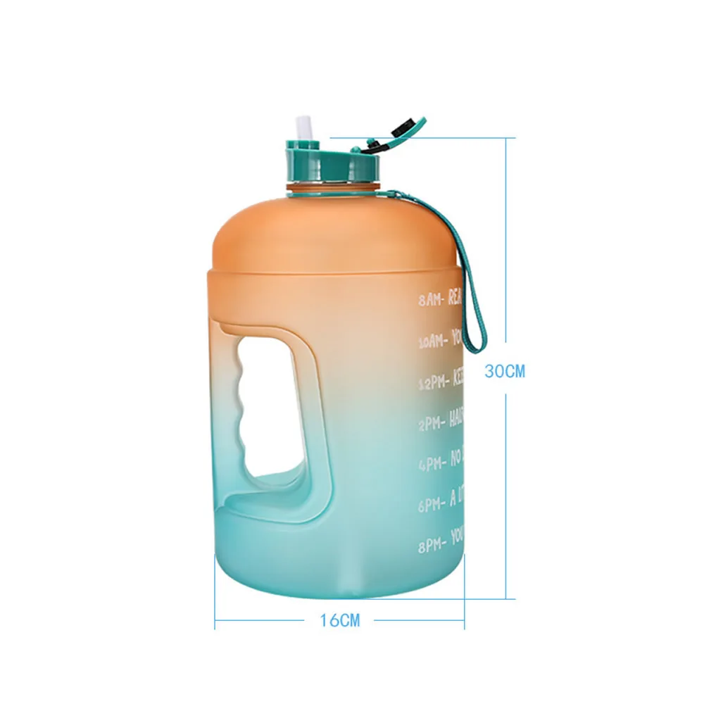 3.78L большая бутылка для воды Capcity ПЭТ пластиковые спортивные бутылки рукоятка