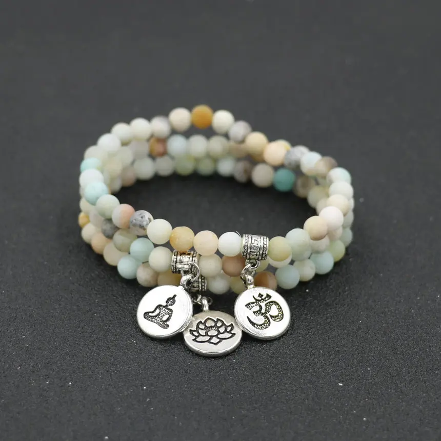 Очаровательные браслеты для женщин тибетские медитирующие Будды мужчин