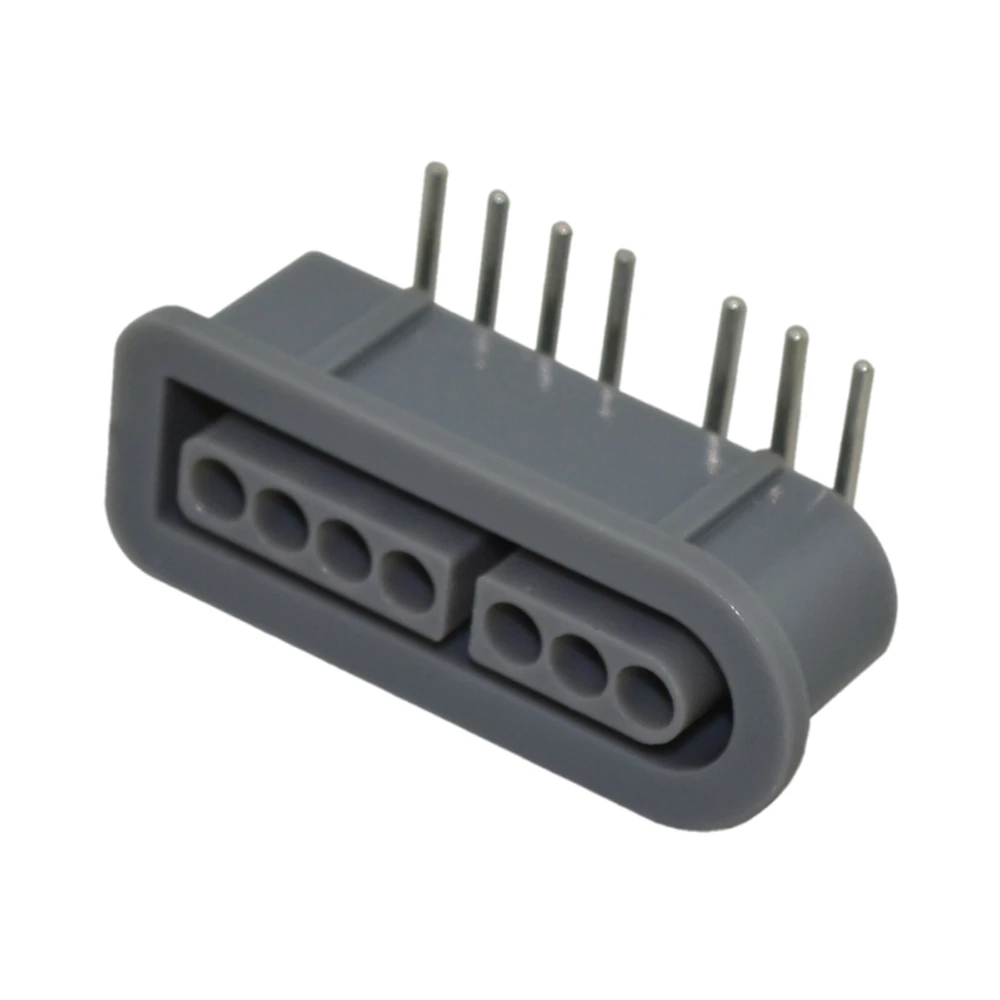 10 pcs Replacement 90 degree 180 degree female 7 Pin connector part for SNES controller socket