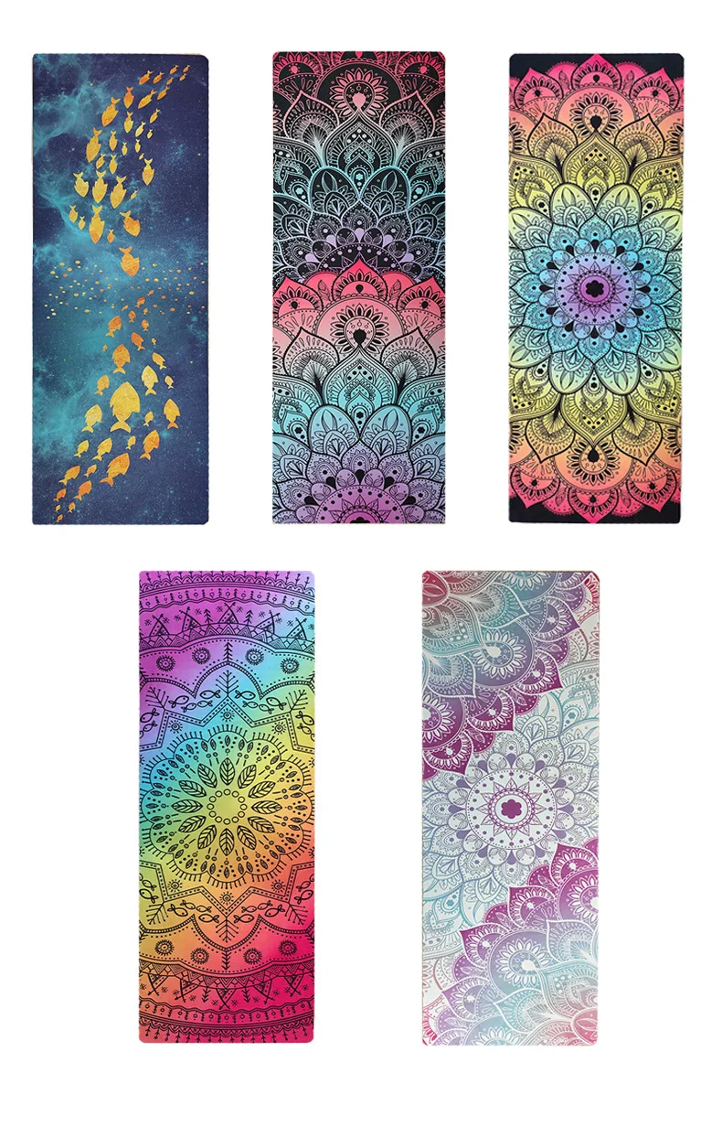 

Fitness Exercise Mat Anti-slip Ultra-Thin Natural Rubber Pad Suede Pad Portable Foldable High Temperature Yoga Mat
