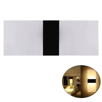 

6W LED Wall Lamp Sconece Light UK Plug Decor For Bedside Corridor Living Room Hallway