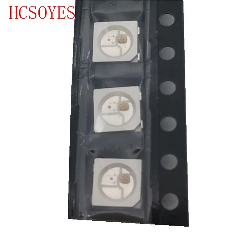 Новая версия(1000 шт./лот) DC5V WS2812B светодиодный чип WS2811 IC 5050 SMD белый/черный RGB светильник бусины