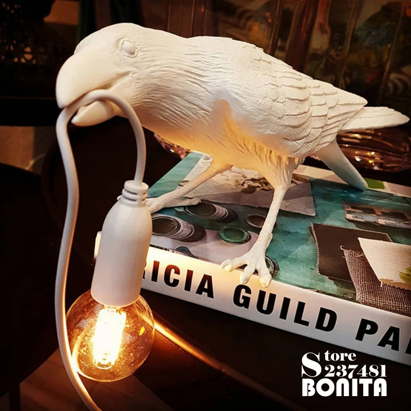 Имитация птиц настенные светильники Lucky bird для дома скандинавские Бра в форме