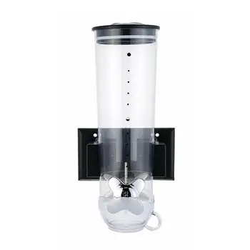 

1pc Creative Household Cereal Dispenser Bottle Kitchen Storage Box Grain Dry Food Grain Container Wall-mounted cereal machine