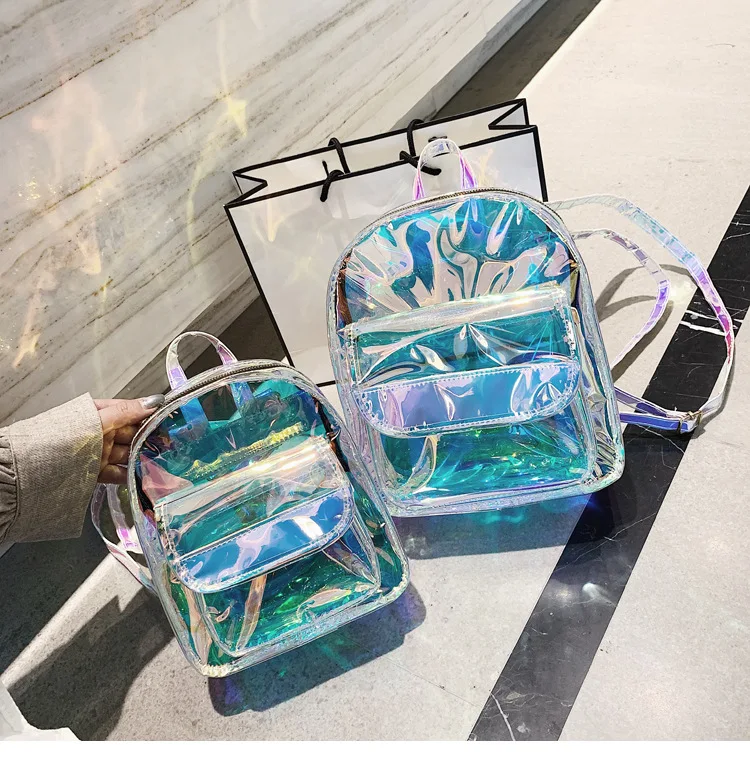 Рюкзаки школьные сумки через плечо для девочек-подростков Mochila женские модные женские сумки с замком для молодежи из ПВХ