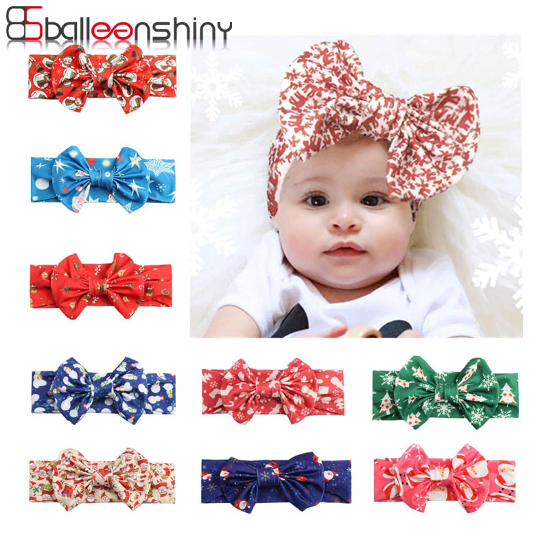 christmas baby bow
