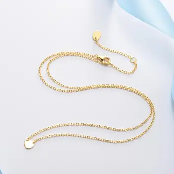 

925 Sterling Silver Jewel Female Gold Heart Pendent Necklaces for Women 2019 Statement Accessories Christmas Birthday Gifts