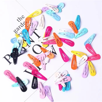 

50pcs/box Candy Color Baby Girls Hair Clips 3cm BB Barrettes Hairpins Metal Women Alligator Clip Fashion Styling Accessories