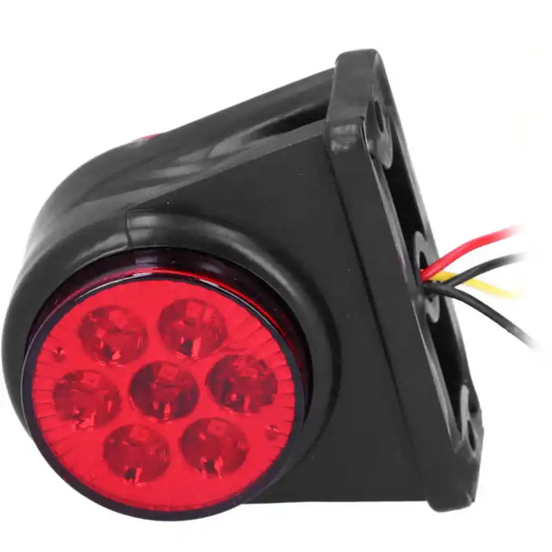 Vintage Car Spare Parts Truck Parts 12‑24V LED Side Marker Red Yellow Dual Color Sidelight IP65 Waterproof Universal For Car