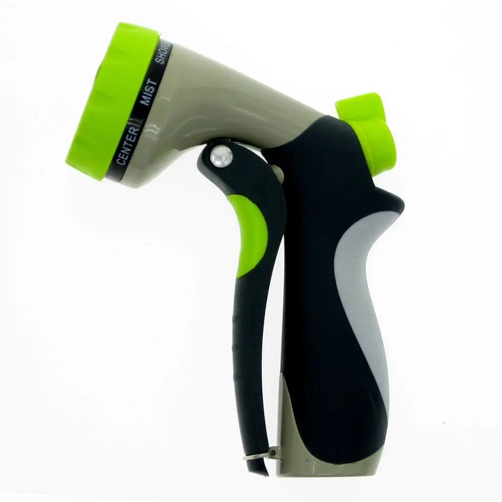 

Zinc alloy water gun 8 function water gun garden water gun shower water gun alloy Glue Adjustable Water Flower