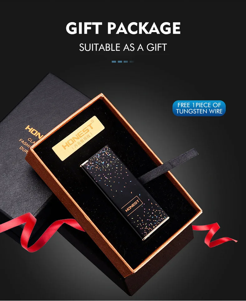 Усовершенствованная Автоматическая Индукционная Зажигалка USB зарядка ветрозащитная Электронная зажигалка ультратонкая Вольфрамовая Зажигалка гаджет