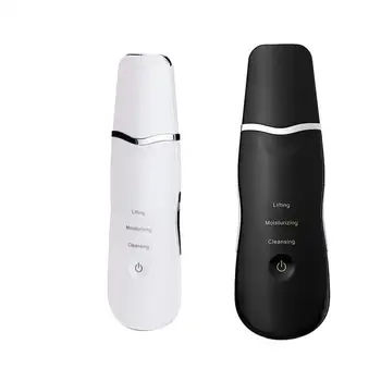 

1pc Ultrasonic Skin Scrubber Rechargeable Facial Peeling Vibration Blackhead Removal Massager Cleaner USB Charging Face Massage