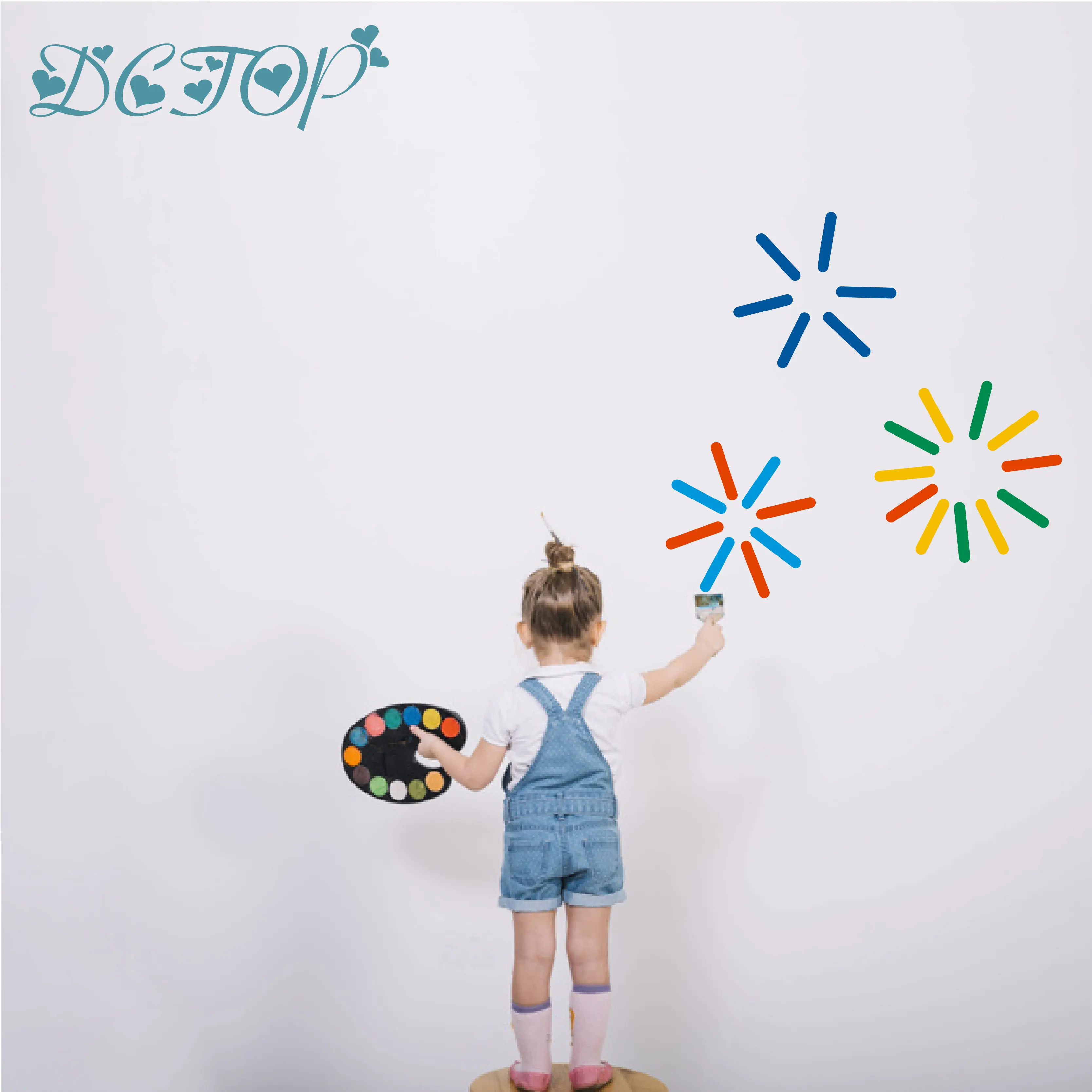

Colourful Sprinkles Wall Decals Removable Sprinkle Wall Art Stickers for Baby Kids Room Nursery Bedroom Playroom Diy Home Decor