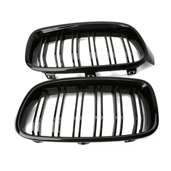 

1Pair Gloss Black Front Grille Kidney For BMW 3-Series F30 F31 F35 2012-2016 NEW L9BC