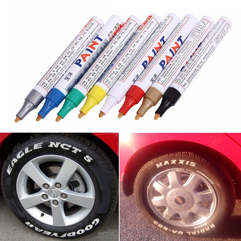 

Car Oily Paint Mark Pen For SUZUKI Swift Grand Vitara Sx4 Jimny Samurai Bandit 650 Alto GS 500 GSXR 600 Gs500 Ltz400 RM SV GN