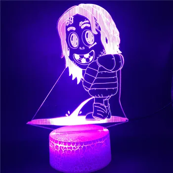 

Bluetooth Base Takeshi Rap Singer Bedroom Nightlight LED Night Light Colorful with Remote Decoration for Kids Gift