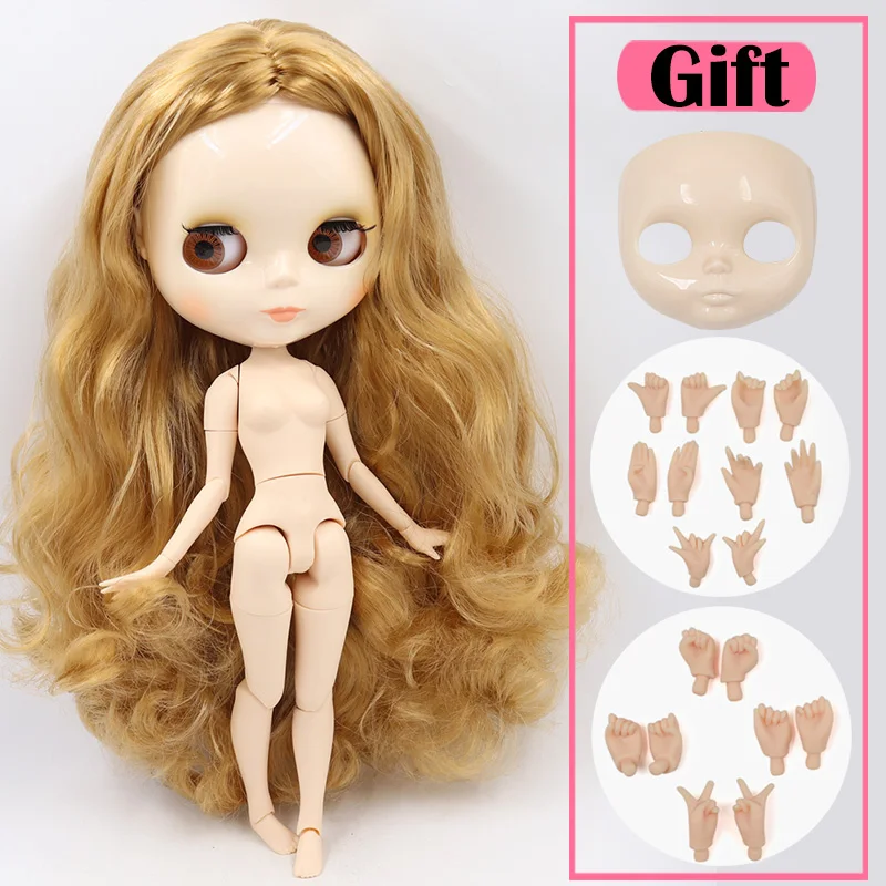 ICY DBS Blyth doll No.3 glossy face white skin joint body special price 1/6 BJD toy gift ob24 20