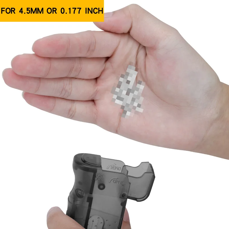 Plastic BB Speed Loader 250 Rounds For 4.5MM Tactical BB Loader Paintball Accessories Outdoor Hunting airsoft bb loader