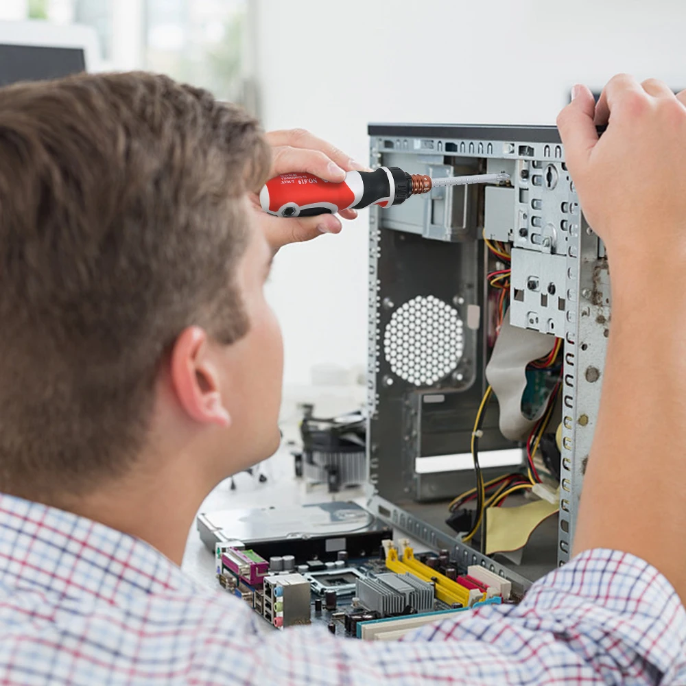 2 в 1 Телескопический Набор отверток с храповым механизмом шестиугольные