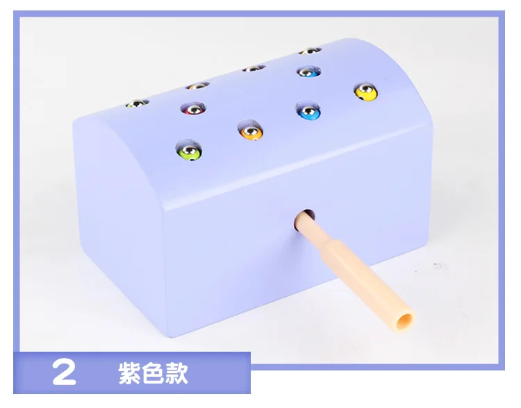 2 Baby Fishing Toys Children 4-Magnetic Catch Insect Game 1-3 a Year of Age GIRL'S And BOY'S 6 Kids Educational Force