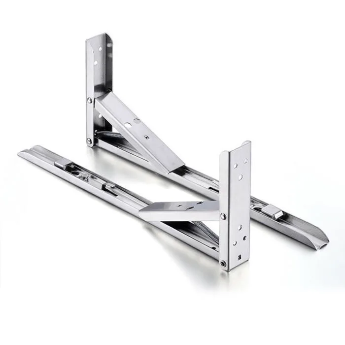 

The Best Wall Mount Triangular Stainless Steel Folding Table Fold Wall Table Bracket Shelf Bracket Heavy 80kg