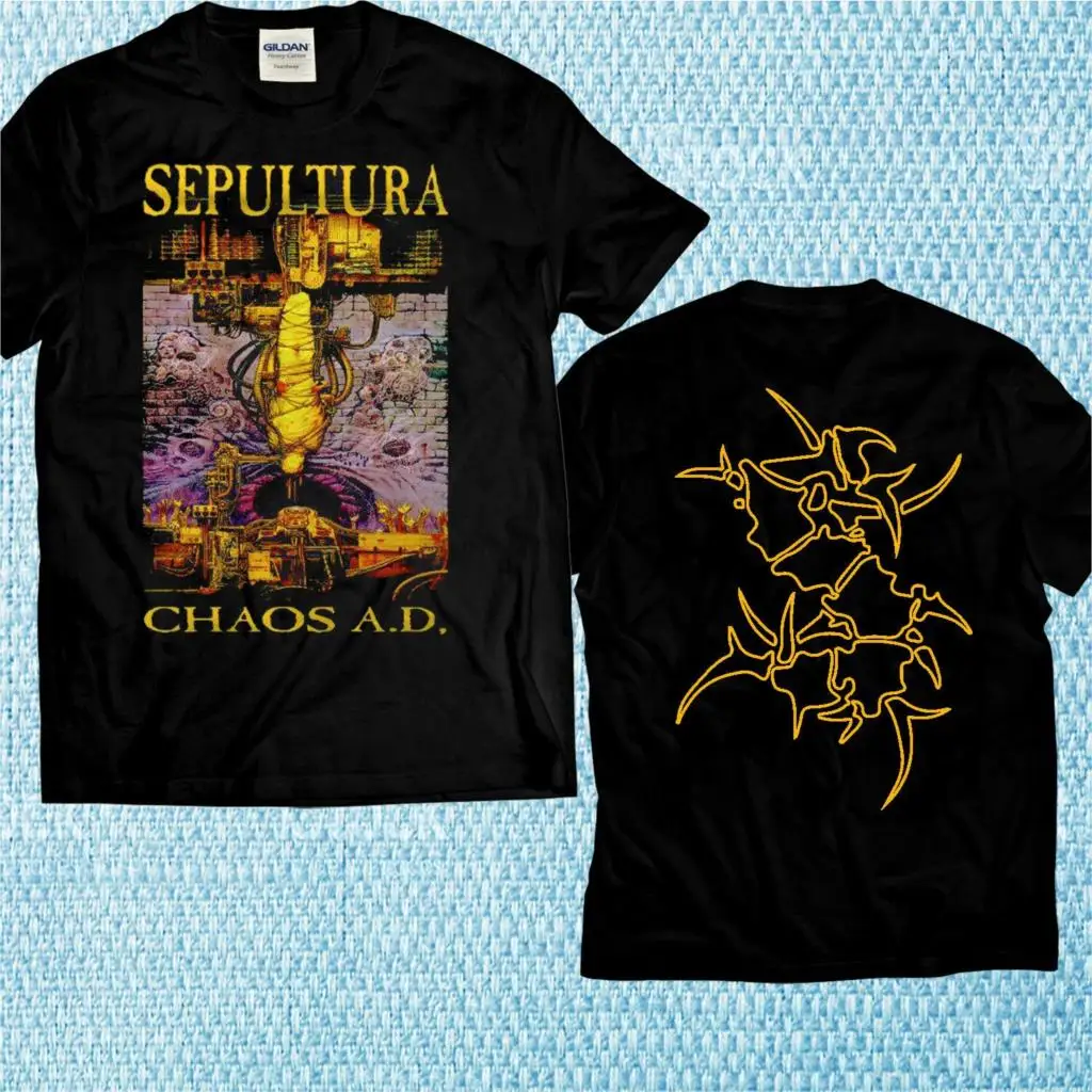 SEPULTURA CHAOS A D NEW SOULFLY CAVALERA CONSPIRACY SARCOFAGO футболка (1) | Мужская одежда