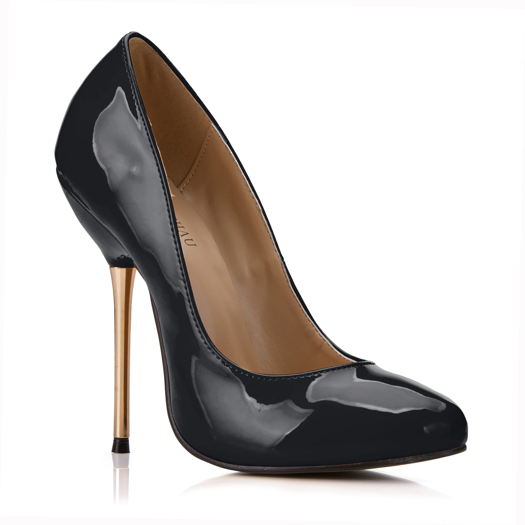 

Spring Autumn New Fashion 11cm High Heel Pumps Patent Women Stiletto Thin heel Round Toe Sexy Party Dress Lady Shoes 5-b